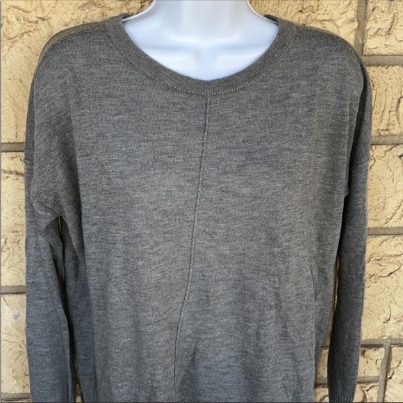 Forever 21 Gray Comfy Cozy Sweater Tin Size Small Oversized Fit Size Small - Picture 4 of 11